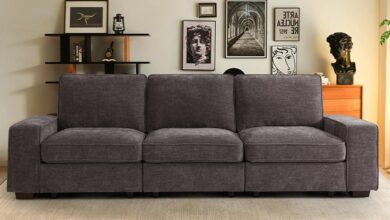 Discovering Comfort And Smart Storage In A Modular Chenille Sofa
