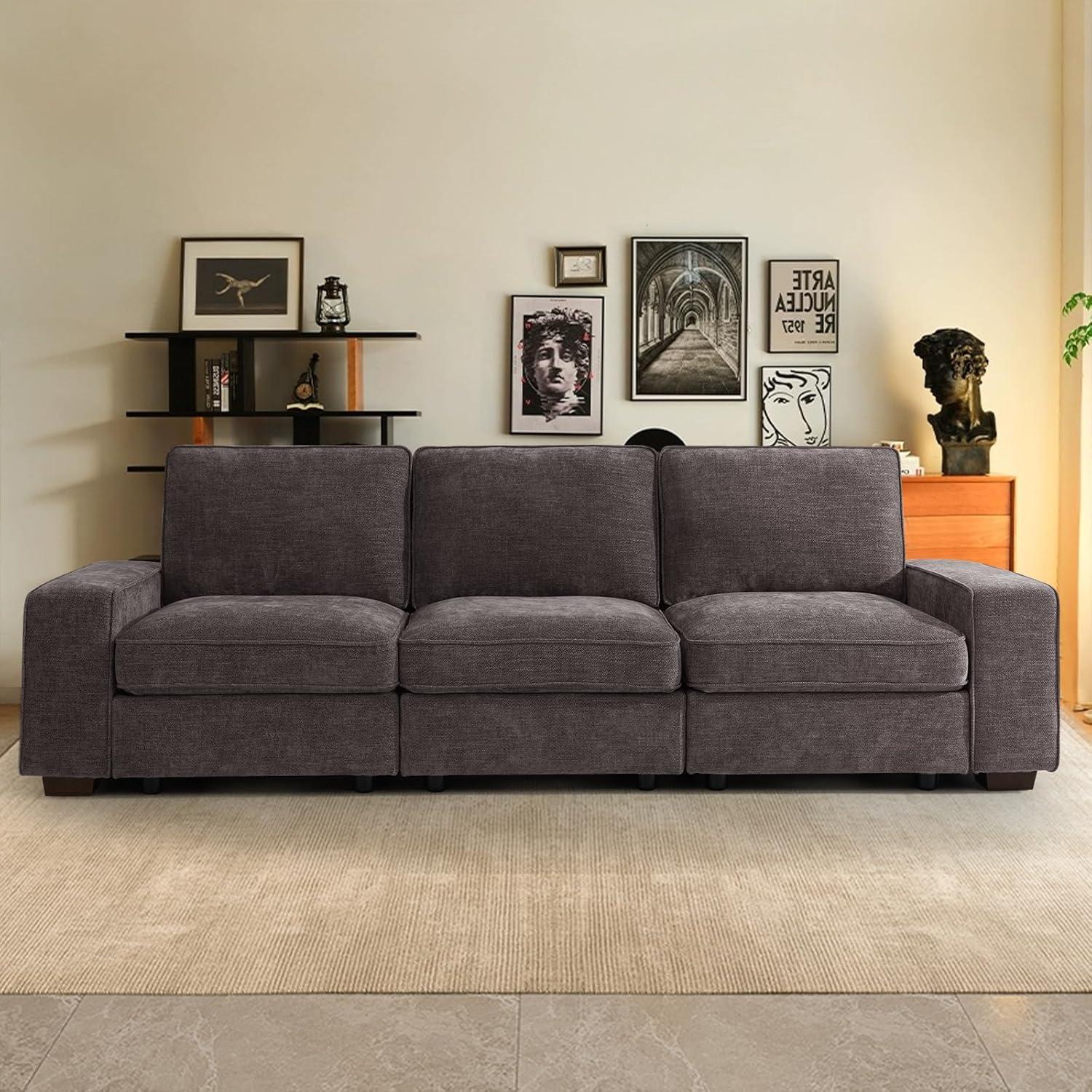 Discovering Comfort And Smart Storage In A Modular Chenille Sofa