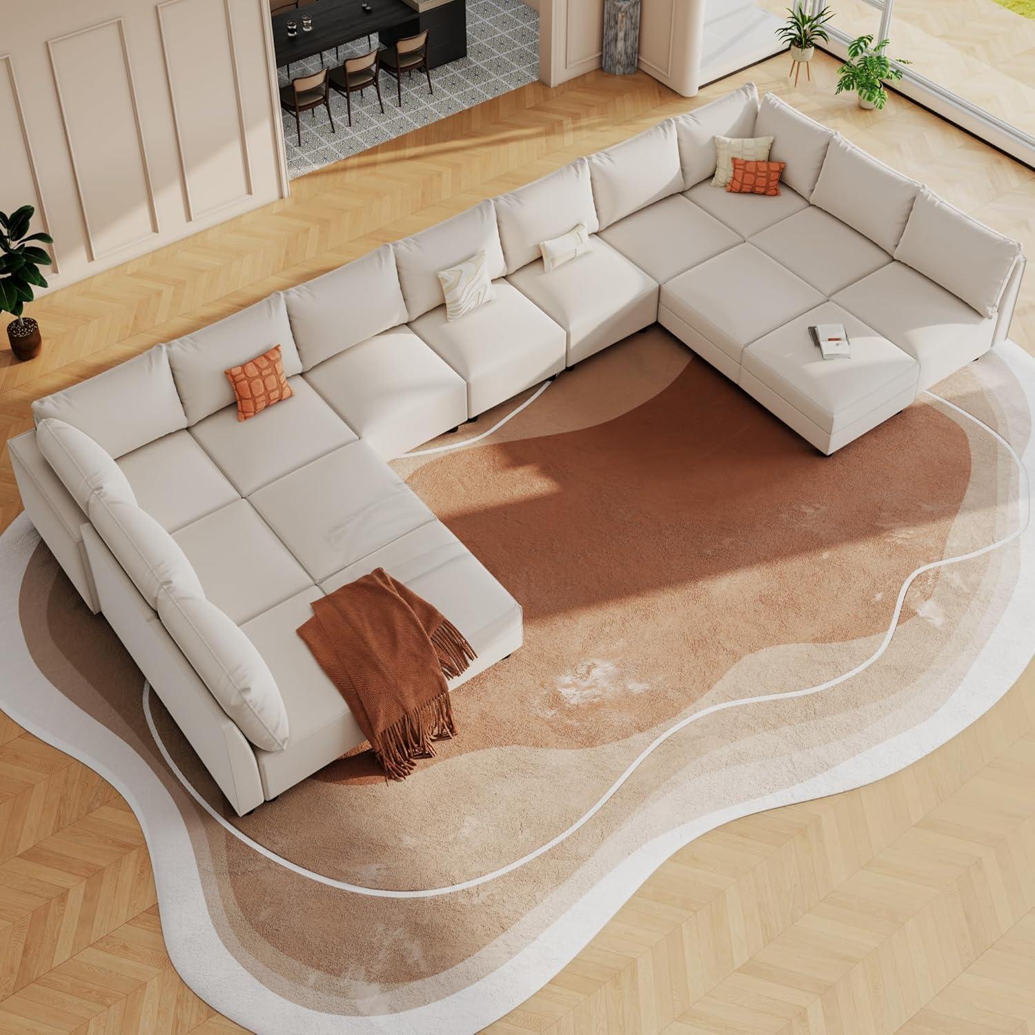 Discovering Comfort And Space The Llappuil 11 Seat Modular Sofa Set