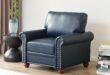 Discovering Comfort And Style Blue Faux Leather Sofa Chair Review
