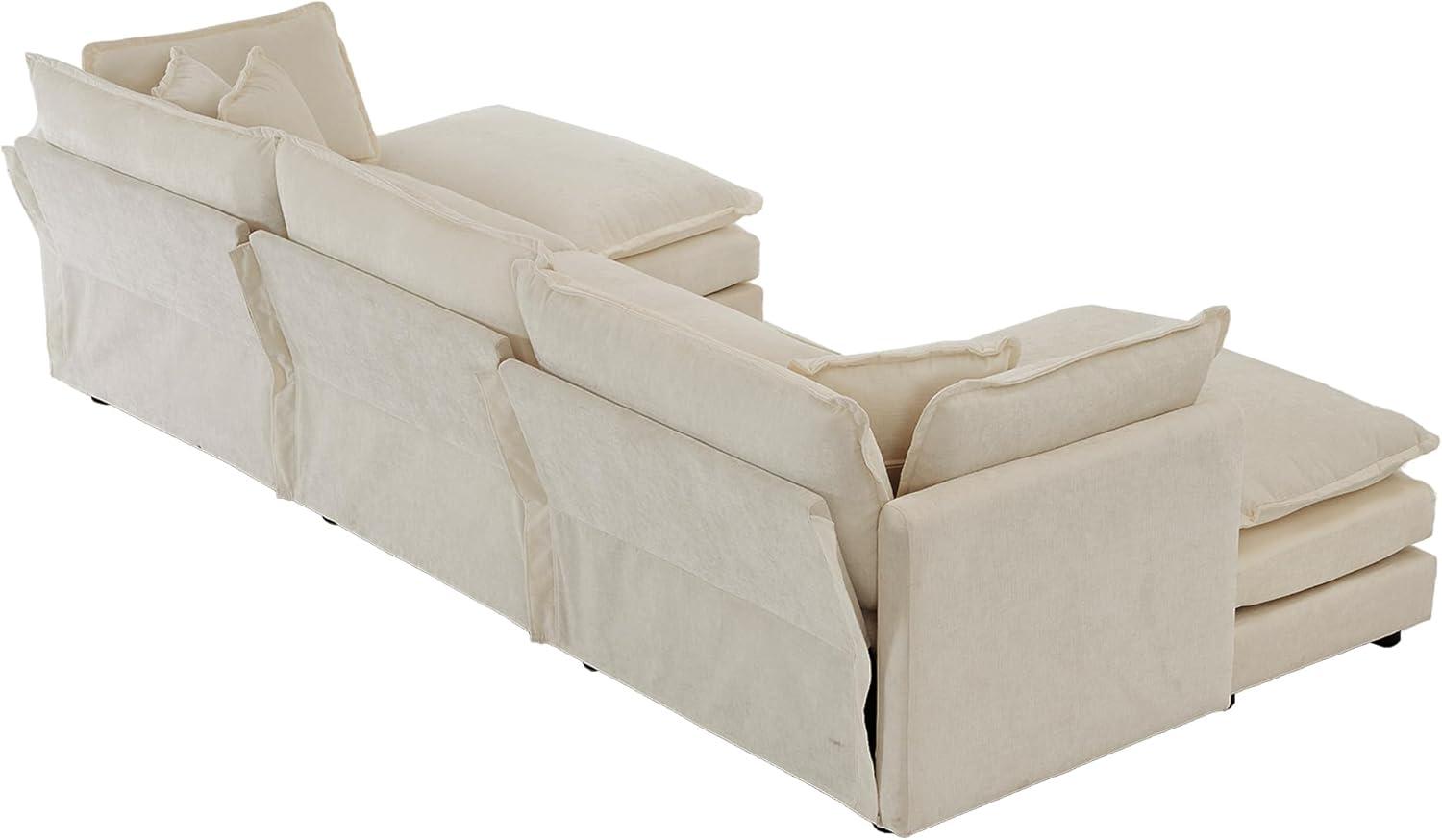 Discovering Comfort and Style: Eafurn's Versatile U-Shaped Sectional Sofa