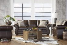 Discovering Comfort And Style In A Faux Leather Nailhead Set