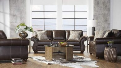 Discovering Comfort And Style In A Faux Leather Nailhead Set