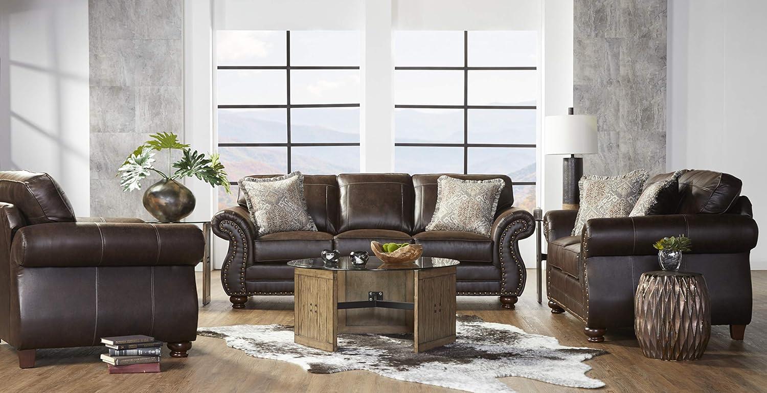 Discovering Comfort And Style In A Faux Leather Nailhead Set