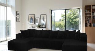 Discovering Comfort And Style With A Modular U Shaped Corduroy Sofa