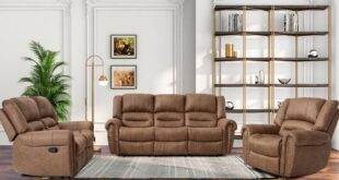 Discovering Comfort And Style With The Canmov 3 Piece Recliner Set