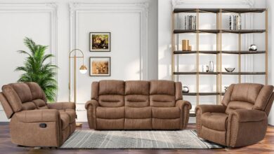 Discovering Comfort And Style With The Canmov 3 Piece Recliner Set