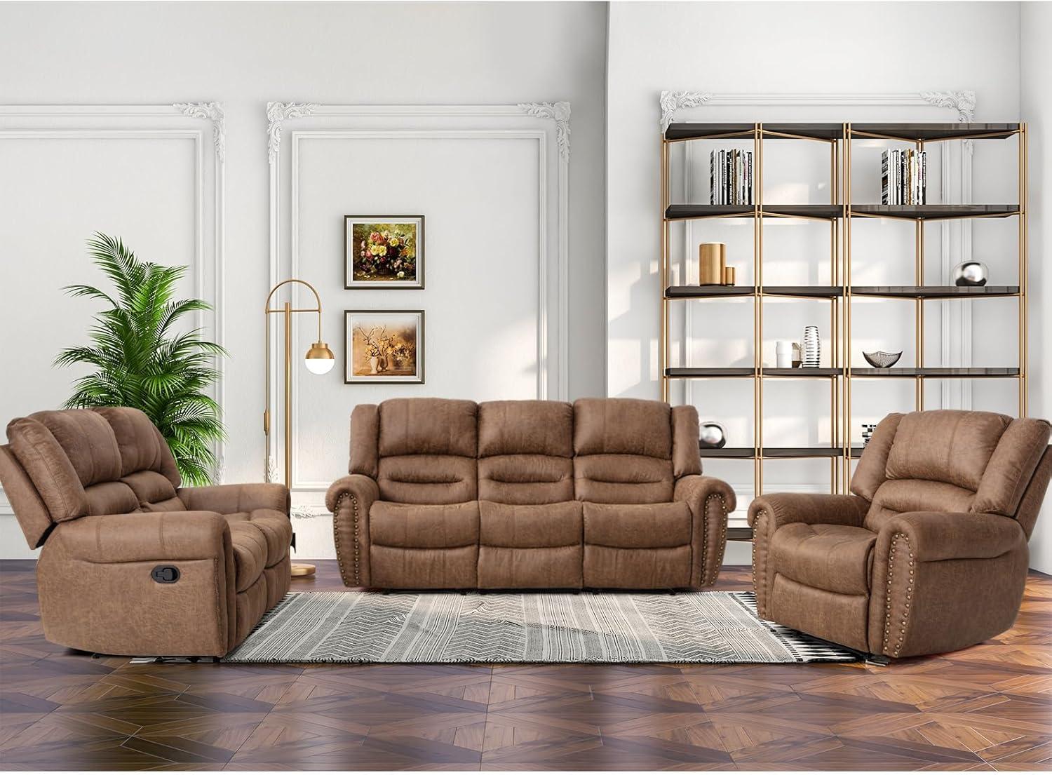 Discovering Comfort And Style With The Canmov 3 Piece Recliner Set