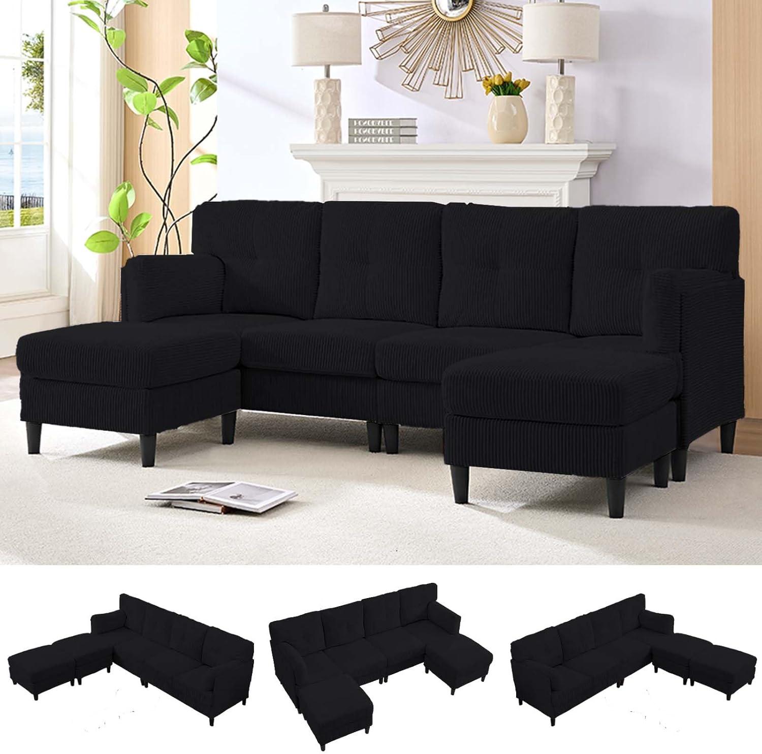 Discovering Comfort And Style With The Mjkone U Shaped Sectional Sofa