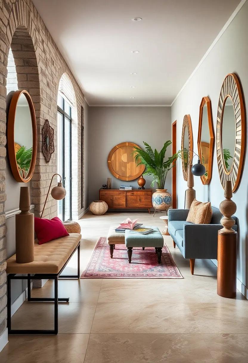 An industrial-style home with exposed brick paired perfectly with minimalist modern lounges, balancing raw texture and refined comfort