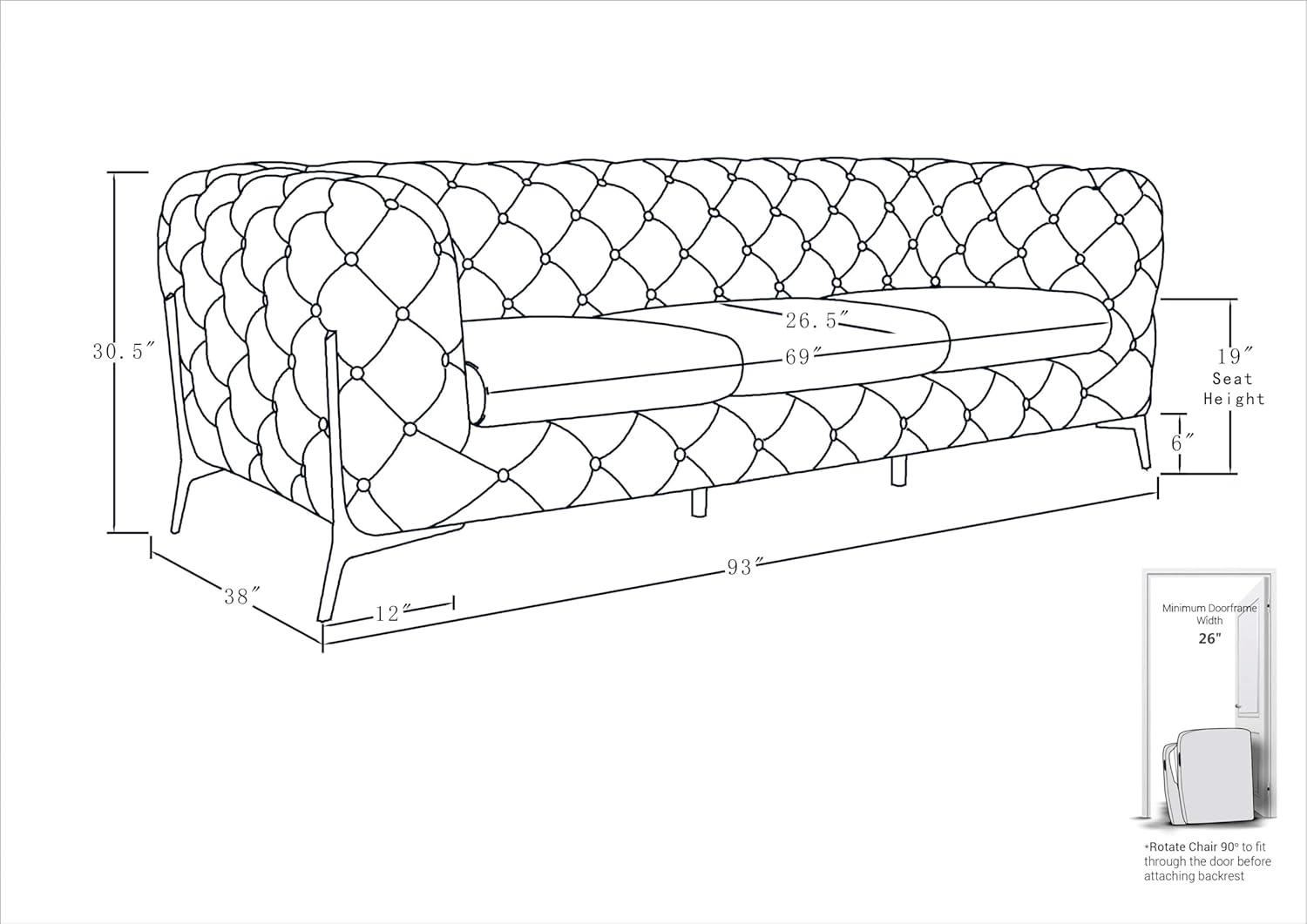 Elevate Living Spaces with blackjack Modena's Elegant Leather Set