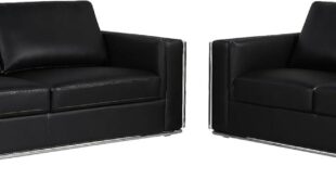 Elevate Living Spaces With Catania Sleek Italian Leather Sofa Set