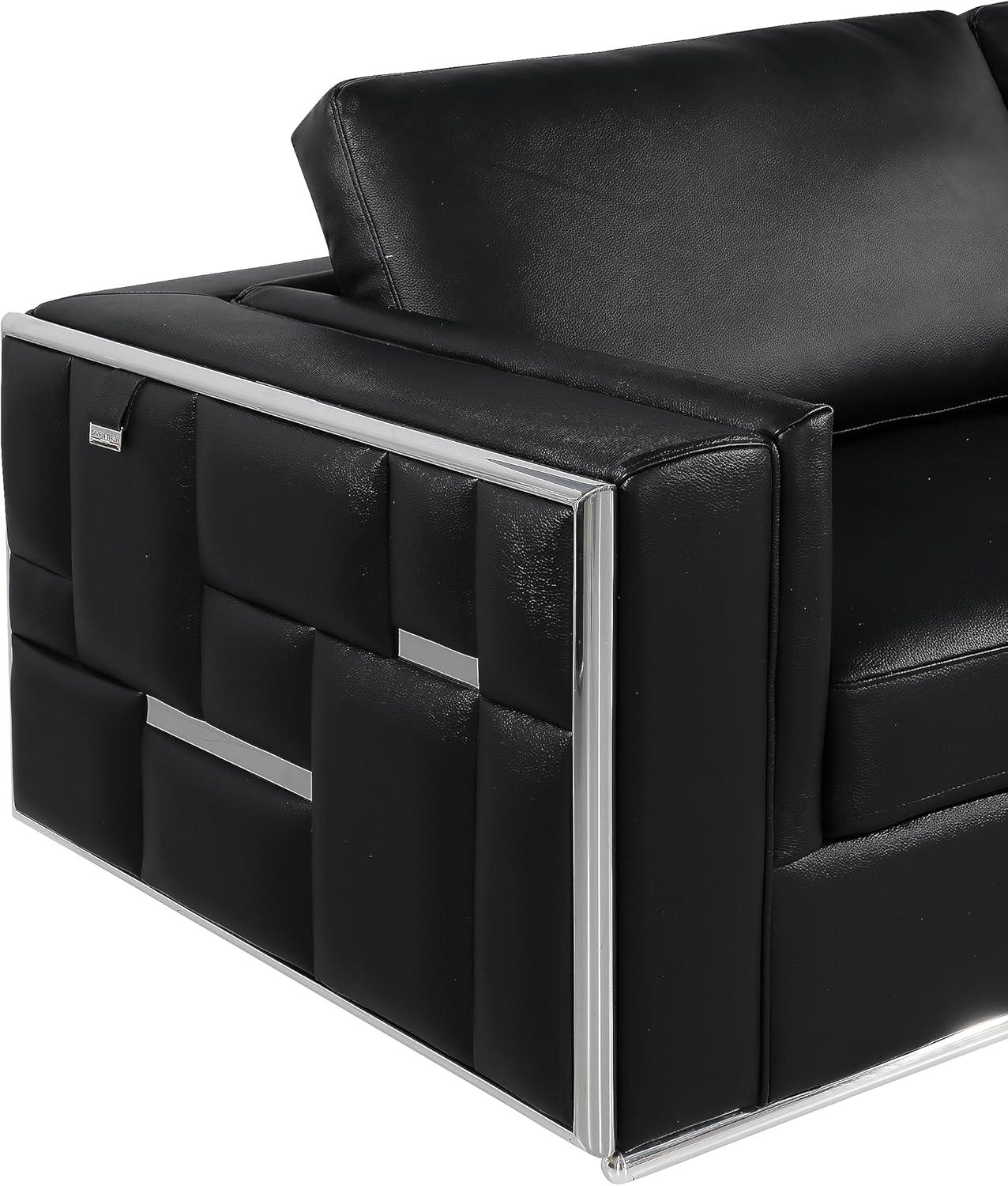 Elevate Living Spaces with Catania's Sleek Italian Leather Sofa Set