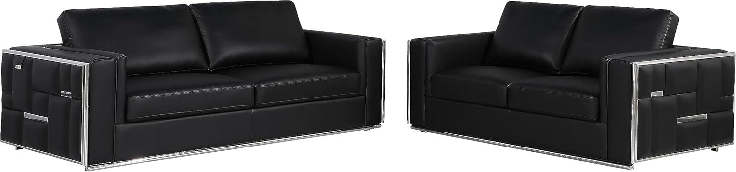 Elevate Living Spaces with Catania's Sleek Italian Leather sofa Set