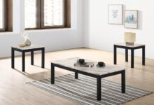 Elevate Living Spaces With Gowe Sleek Marble Top Set