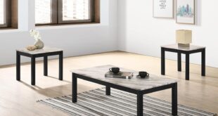 Elevate Living Spaces With Gowe Sleek Marble Top Set