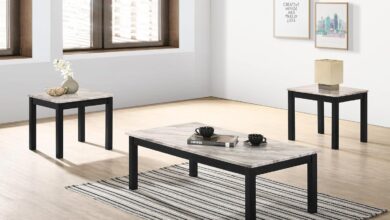 Elevate Living Spaces With Gowe Sleek Marble Top Set