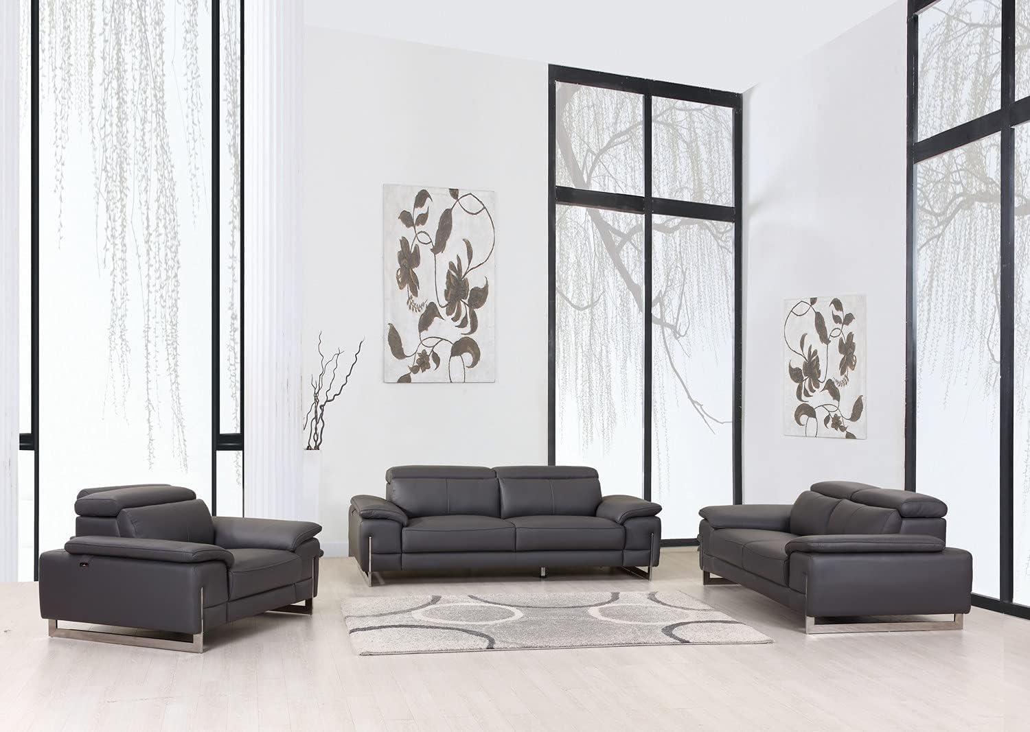 Elevate Our Living Room Style With The Ellison Leather Set