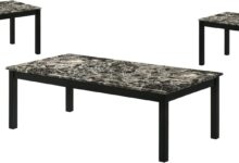 Elevate Our Space Exploring A Sleek 3 Piece Coffee Table Set