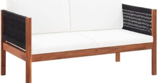 Elevate Outdoor Comfort With This Acacia Wood 2 Seater Sofa
