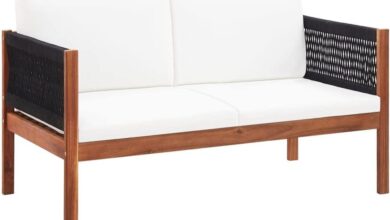 Elevate Outdoor Comfort With This Acacia Wood 2 Seater Sofa