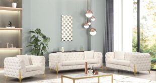 Elevating Comfort and Style: Our Take on a Cream 3Pc Living Set
