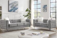 Embracing Elegance Velvet Loveseat That Blends Style And Comfort