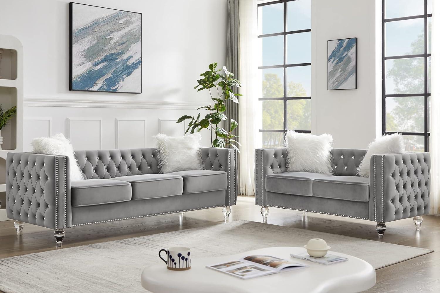 Embracing Elegance Velvet Loveseat That Blends Style And Comfort