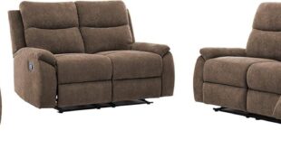 Experience Plush Comfort With The Ac Pacific Ronald Reclining Sofa Set