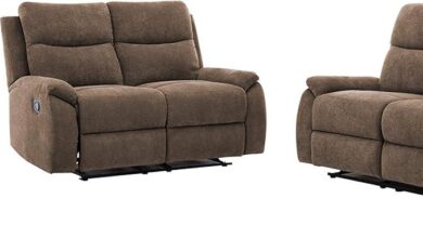 Experience Plush Comfort With The Ac Pacific Ronald Reclining Sofa Set