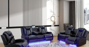 Experience Ultimate Comfort With The Multifunction Recliner Sofa Set