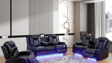 Experience Ultimate Comfort With The Multifunction Recliner Sofa Set