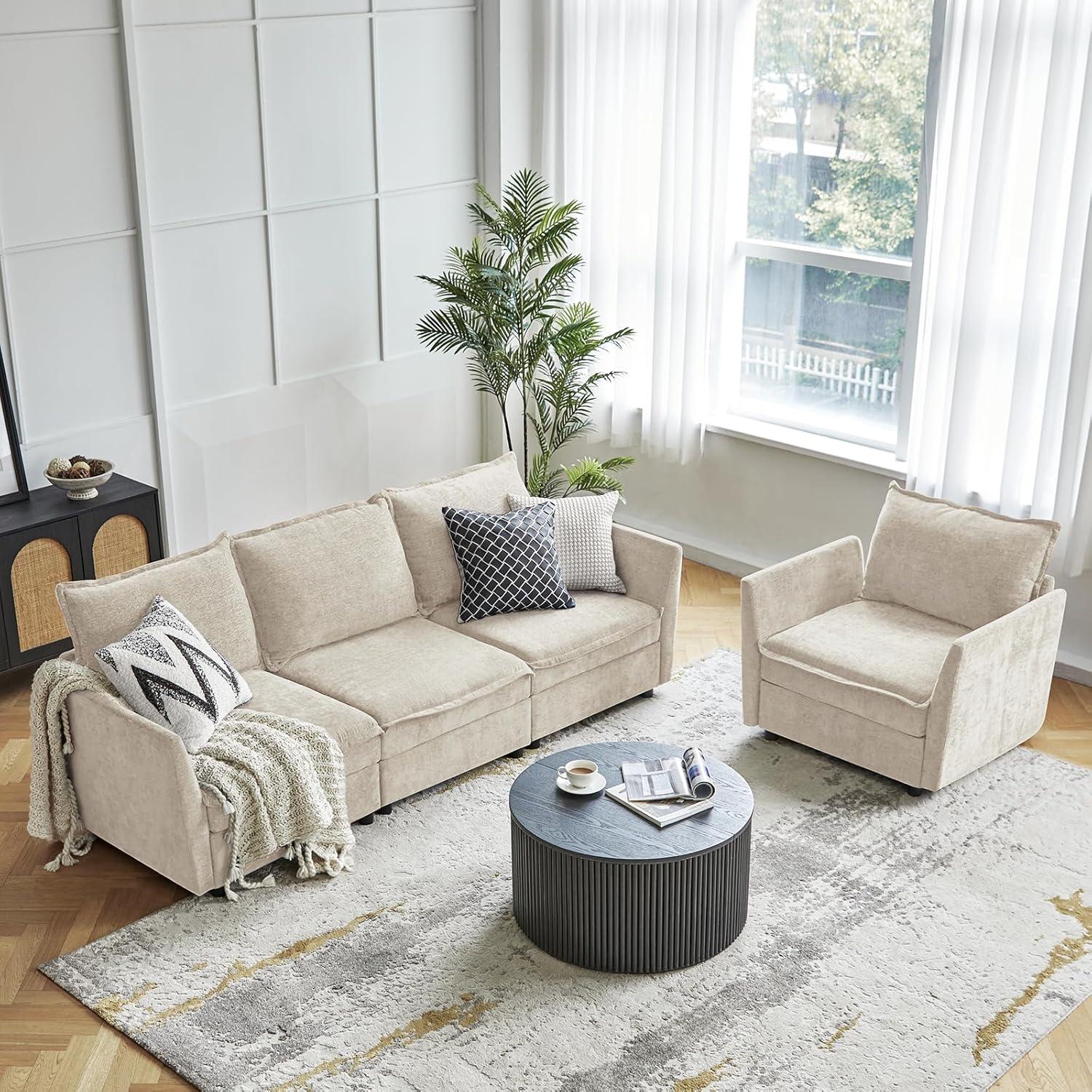 Experiencing Comfort And Style With The Hulala Home Sofa Set