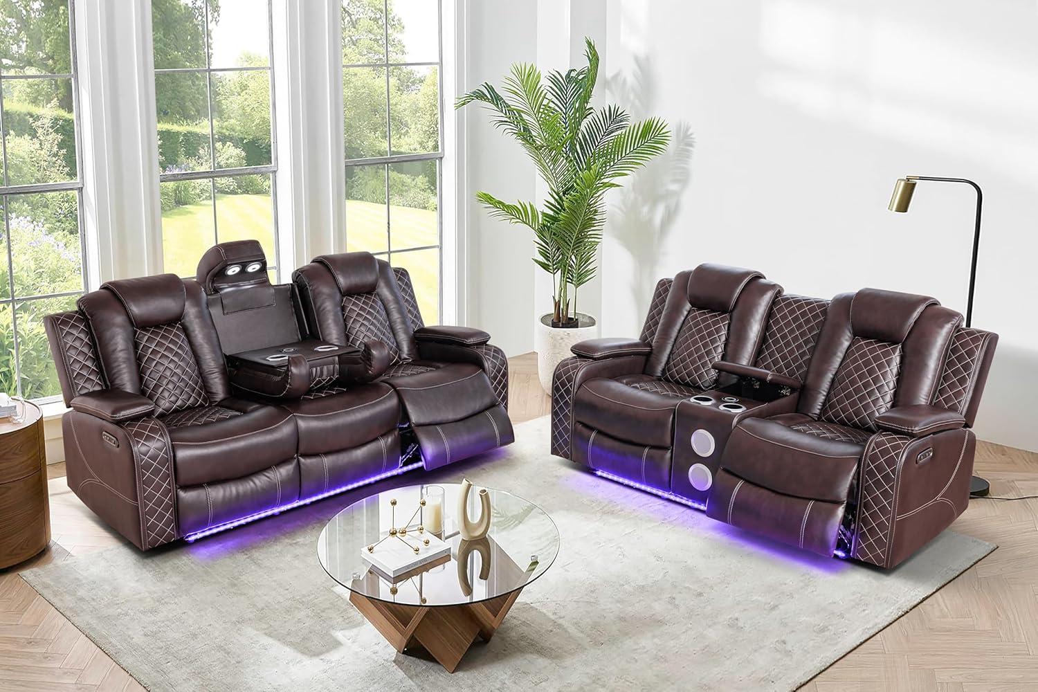 Experiencing Comfort and Tech in the Ball & Cast recliner Set
