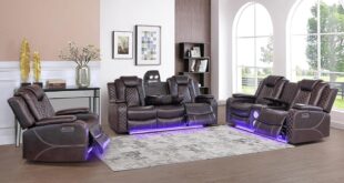 Experiencing Comfort And Tech In The Ball Cast Recliner Set
