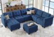 Exploring Comfort And Flexibility With A Modular Blue Sectional Sofa