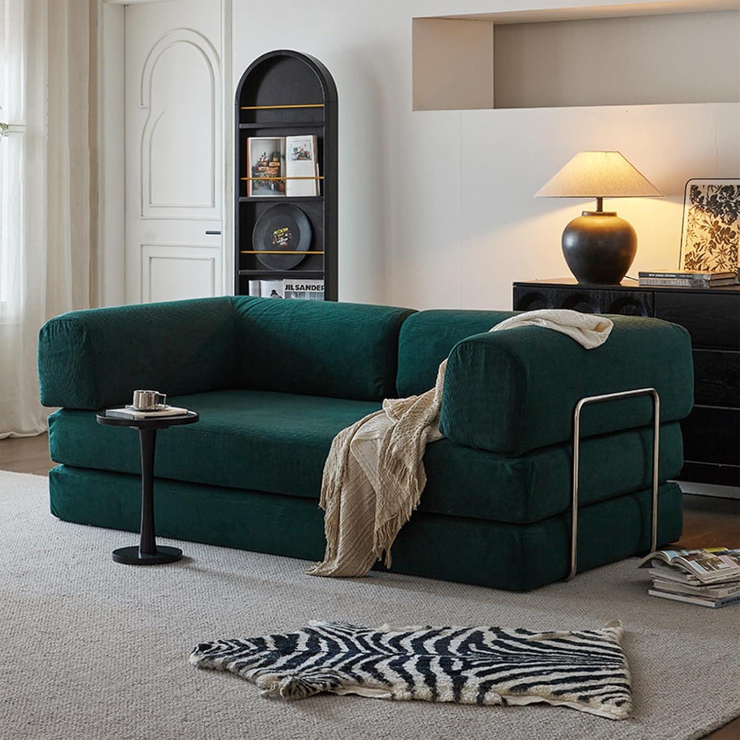 Exploring Comfort And Flexibility With A Modular Green Sofa