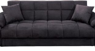 Exploring Comfort And Style Adjustable Black Microfiber Sofa Review