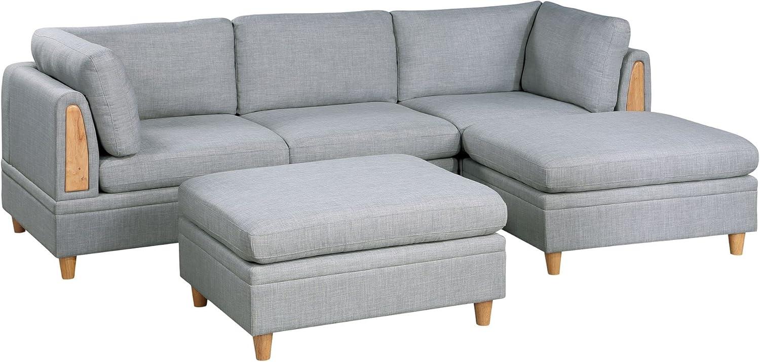 Exploring Comfort And Style With A 5pc Light Grey Sofa Set