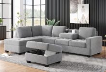 Exploring Comfort And Style With A Modern Reversible Sectional Sofa