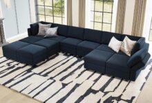 Exploring Flexible Comfort With The Belffin Modular Velvet Sofa