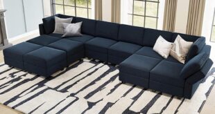 Exploring Flexible Comfort With The Belffin Modular Velvet Sofa