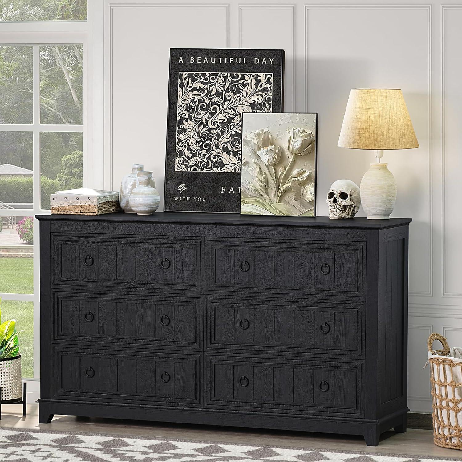 Farmhouse Dresser & nightstand Set: Style Meets Practicality
