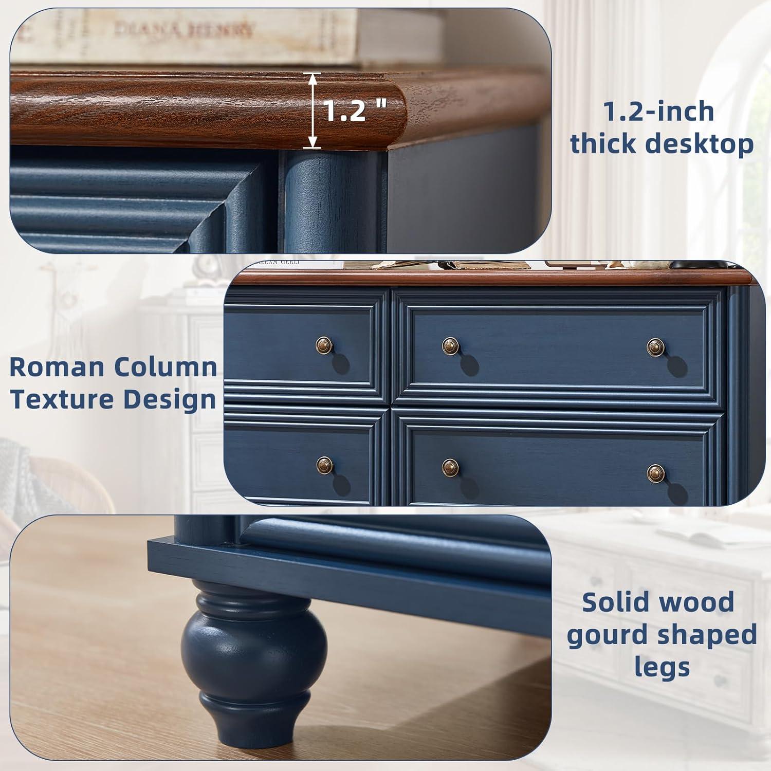 Farmhouse Dresser & Nightstand Set: Stylish Storage Made Simple