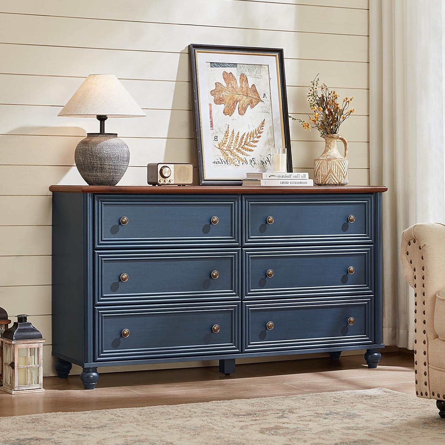 Farmhouse dresser & Nightstand Set: Stylish Storage Made Simple