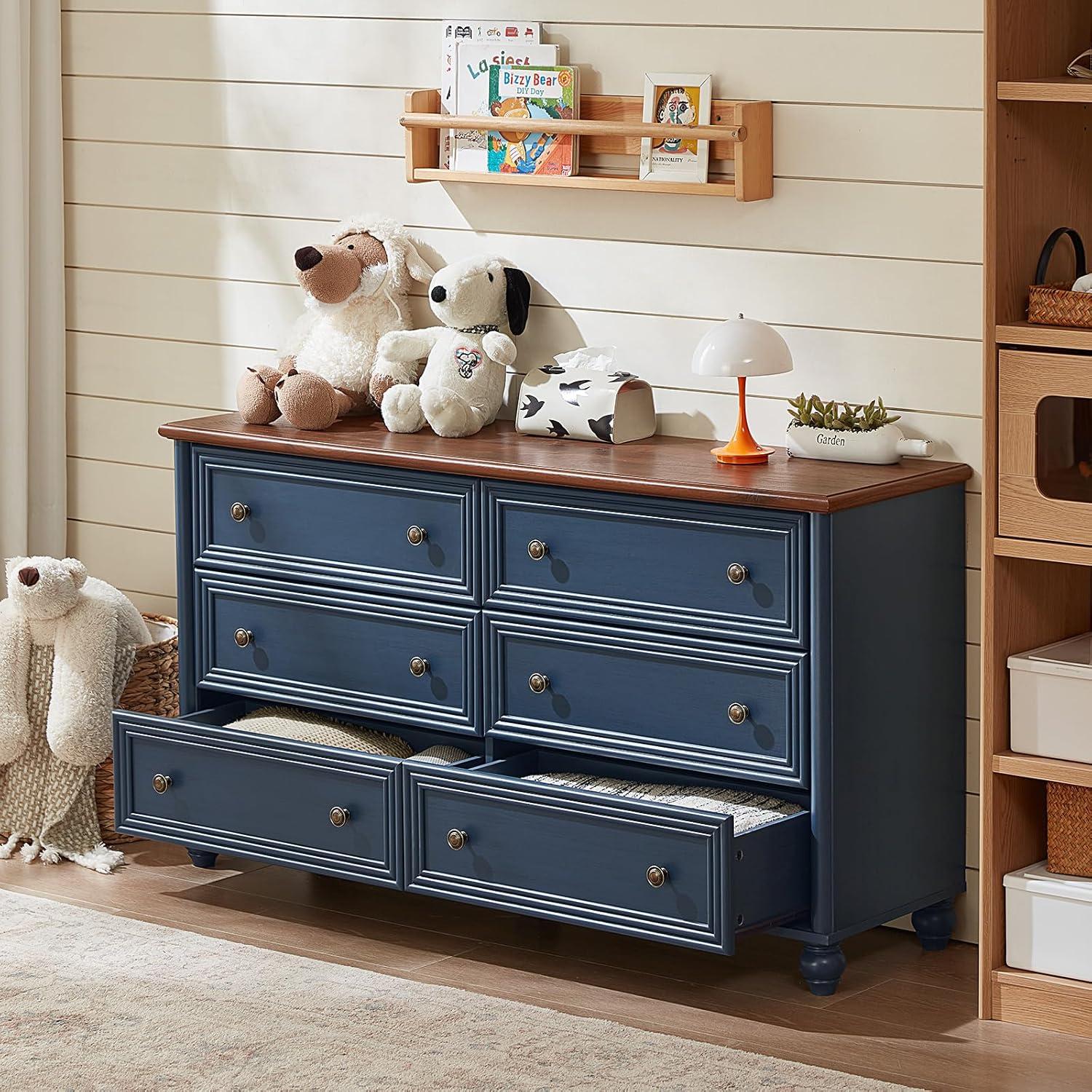 Farmhouse Dresser & Nightstand set: Stylish storage Made Simple
