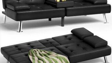 Finding Comfort And Style Exploring The Homall Leather Futon Sofa Bed