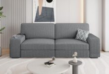 Finding Comfort And Style In The Yaheetech Modern Corduroy Sofa