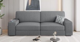 Finding Comfort And Style In The Yaheetech Modern Corduroy Sofa