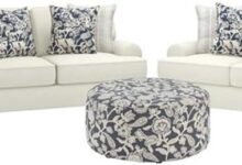 Finding Comfort And Style With The Vasili Chenille Ivory Sofa Set